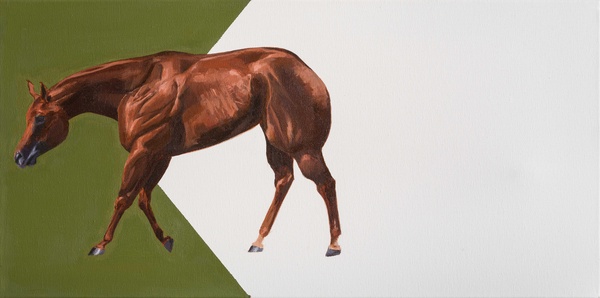 2020; 60 cm * 30 cm; Oil on cotton canvas