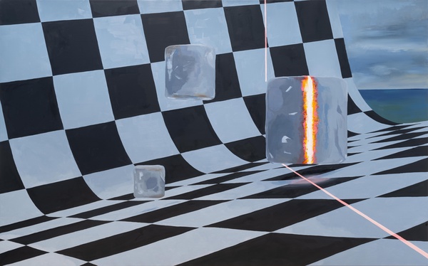 2022; 162 cm * 100 cm; Oil on linen canvas