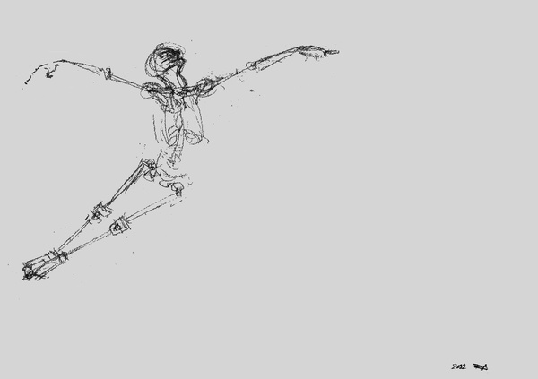 2022; 30 cm * 21 cm; Graphite on paper