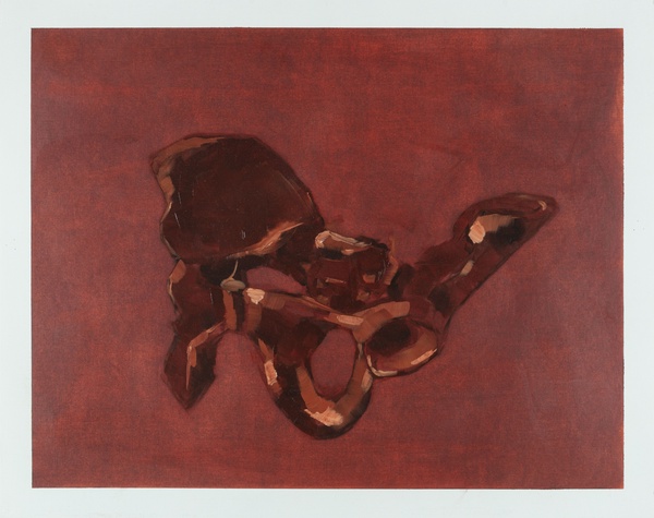 2021; 40 cm * 30 cm; Oil on linen paper