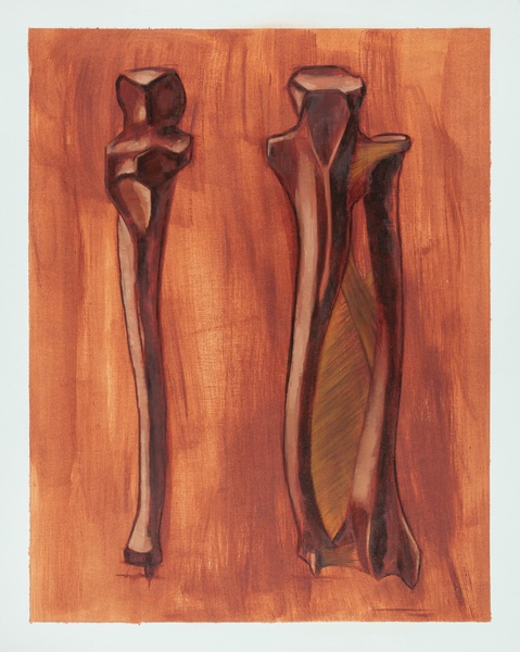 2020; 40 cm * 30 cm; Oil on linen paper