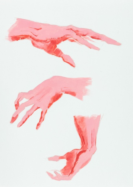 Interpretation of Burne Hogarth; 2019; 40 cm * 30 cm; Oil on linen paper