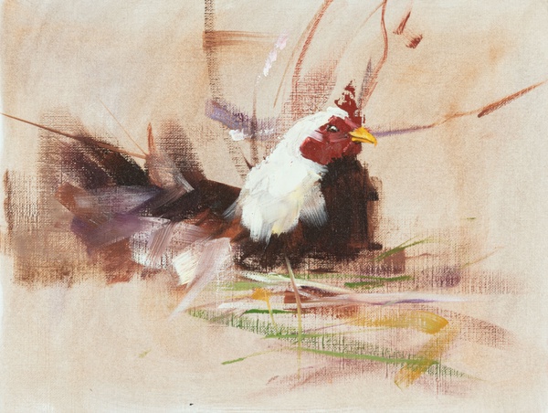 Copy of Richard Schmid; 2019; 40 cm * 30 cm; Oil on linen paper